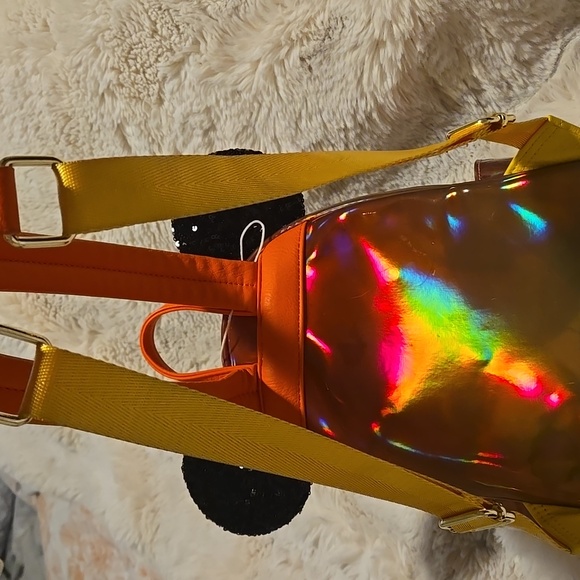 2023 DISNEY PARKS LOUNGEFLY MINNIE MOUSE SEQUIN HALLOWEEN MINI BACKPACK Used - Picture 8 of 8